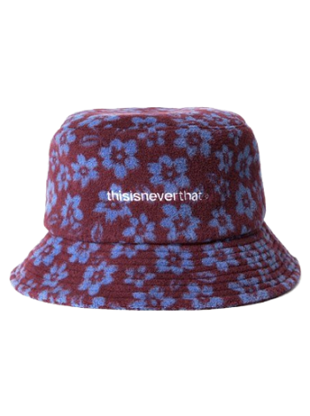 thisisneverthat Floral Fleece Bucket Hat TN213WHEBK02-BR