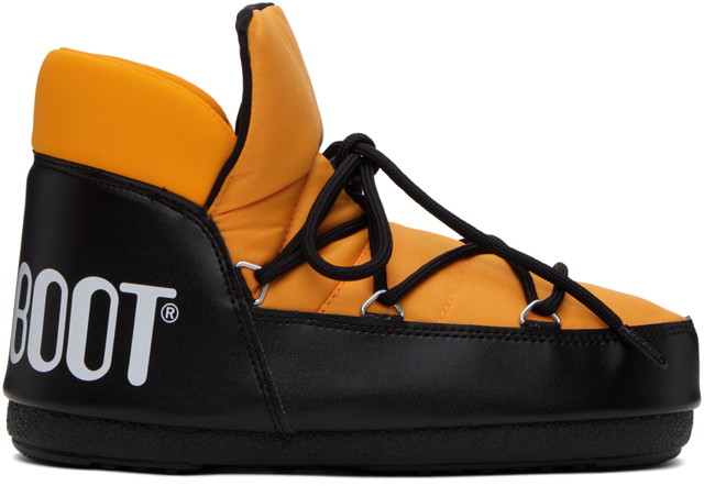 Sneakerek és cipők Moon Boot Black & Orange Icon Pumps Boots Fekete | 14601900