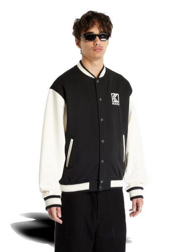 Bomber dzsekik Karl Kani Og Fleece Bomber Jacket Fekete | 6085215