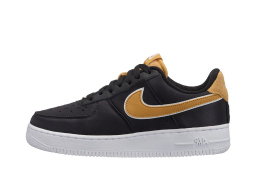 Sneakerek és cipők Nike Air Force 1 Low "Satin Black Wheat Gold" W Fekete | AA0287-005