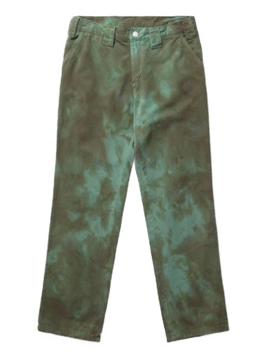 Nadrág és farmer AFFXWRKS Crease-dye Duty Pant Zöld | SS23TR03-2