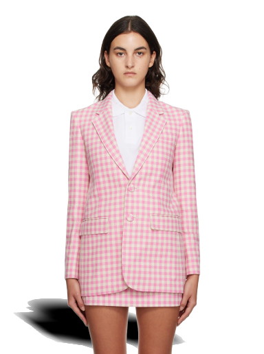 Kabátok AMI Check Blazer Rózsaszín | FBV030.CO0018