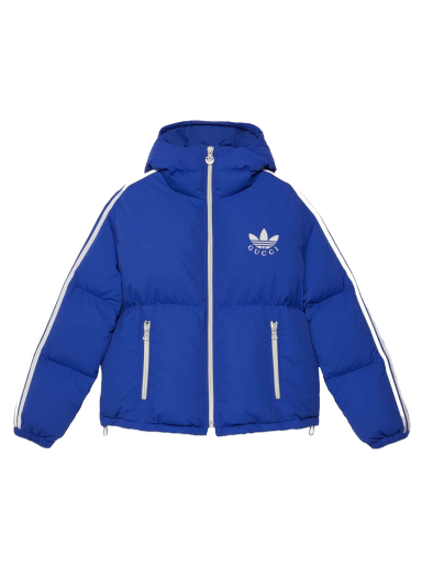 Puff dzsekik Gucci adidas x Nylon Down Jacket Blue Kék | ‎713718 ZALC7 4309