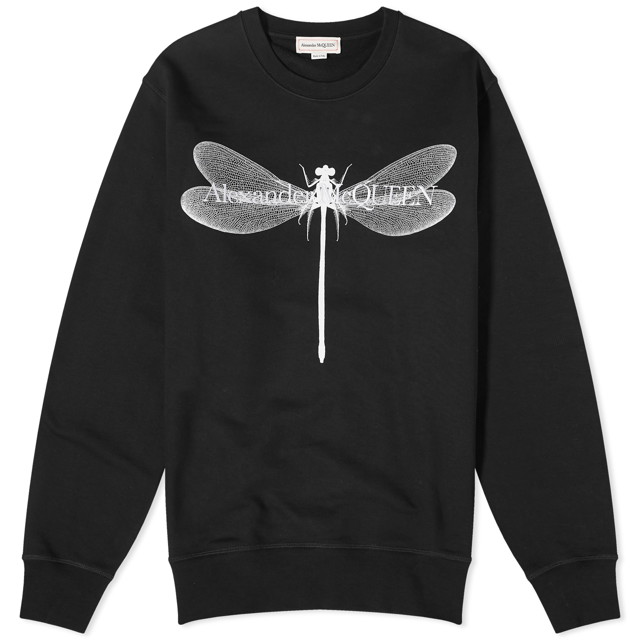 Dragonfly Print Crewneck