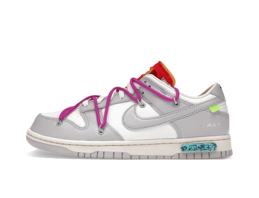 Sneakerek és cipők Nike Dunk Low Off-White Lot 45 Szürke | DM1602-101