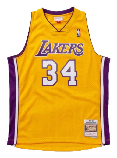 Sportmezek Mitchell & Ness Los Angeles Lakers Shaquille O'neal Swingman Jersey undefined | SMJYGS18179-LALLTGD99SON
