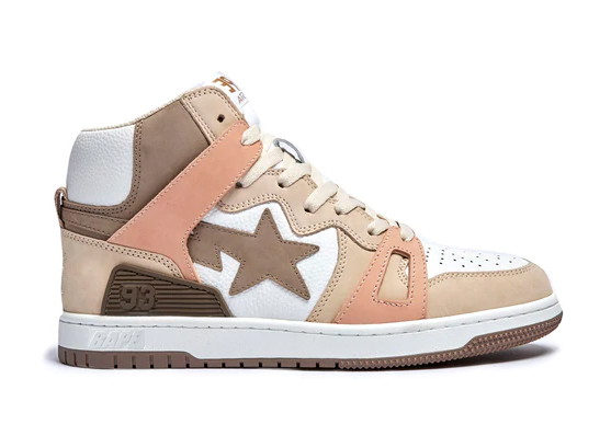 Sneakerek és cipők BAPE Bape Sta 93 Hi "Brown" Bézs | 1I20-191-011/1I20-291-011