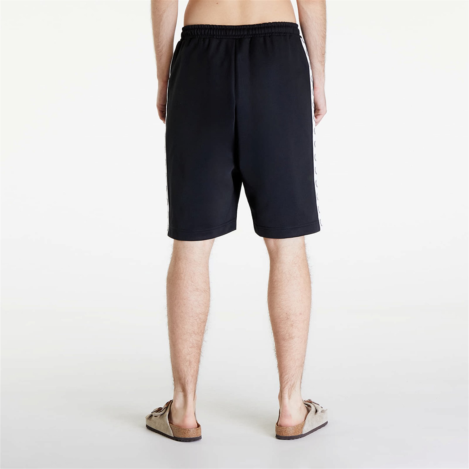 Rövidnadrág Fred Perry Taped Tricot Shorts Fekete | S5508-102, 1