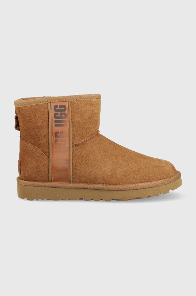 Sneakerek és cipők UGG Classic Mini Side Logo II Chestnut Barna | 1134962.CHE