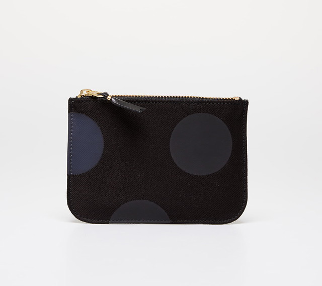 Pénztárca Comme des Garçons Rubber Dot Wallet Black Fekete | SA8100RD