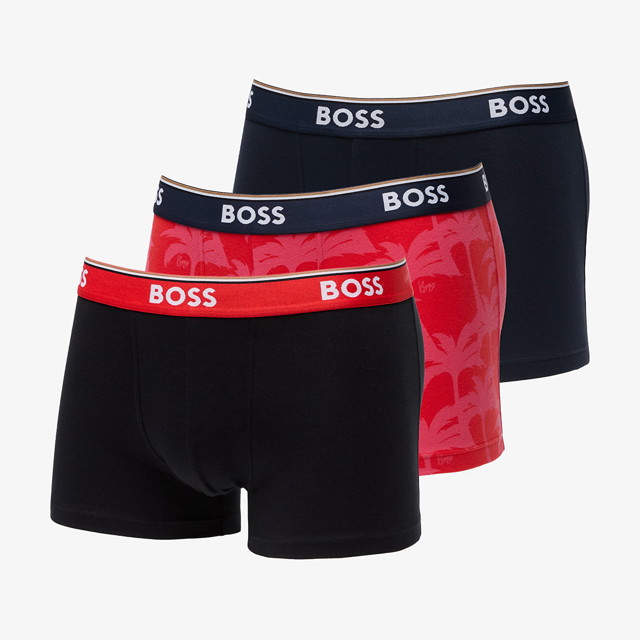 Boxerek BOSS Power Design Trunk 3-Pack Black/ Navy/ Red Többszínű | 50514950-980