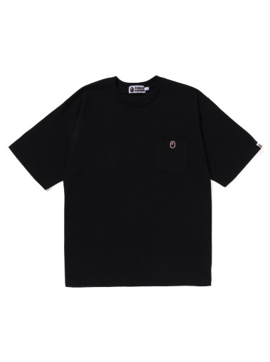 Póló BAPE Ape Head One Point Relaxed Fit Pocket Tee Fekete | 1J30-109-016