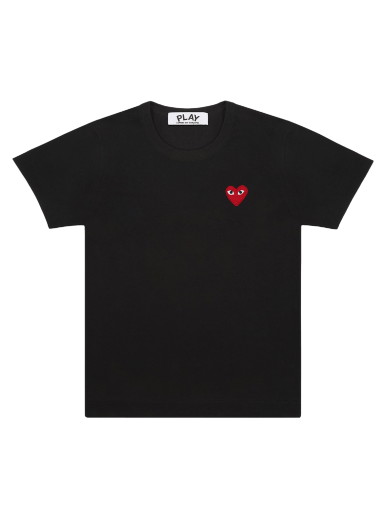 Póló Comme des Garçons PLAY Heart T-Shirt Fekete | AZ T107 051 1