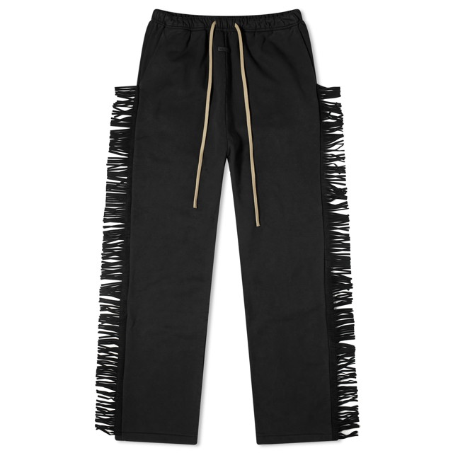 Sweatpants Fear of God 8th Fringe Sweatpant Fekete | FG840-021KNT-001