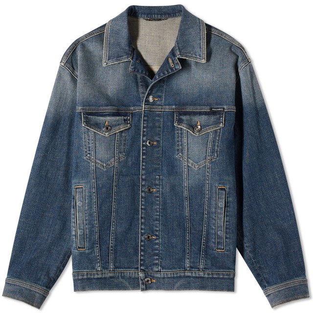 Dzsekik Dolce & Gabbana Denim Jacket Washed Sötétkék | G9NL5DG8GW9-S9001