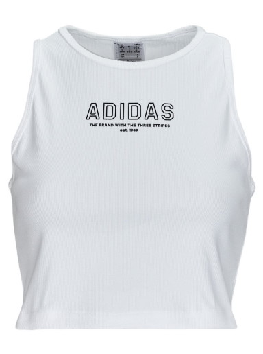 Trikók adidas Originals Crop Top Fehér | IR8374