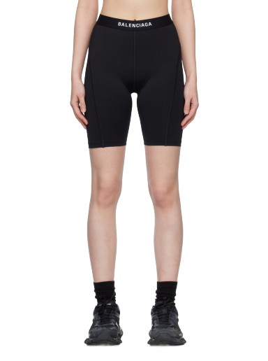 Rövidnadrág Balenciaga Athletic Cycling Fekete | 744201 4C3B2