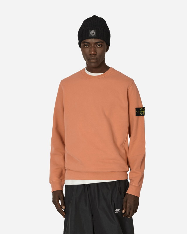 Sweatshirt Stone Island Garment Dyed Crewneck Sweatshirt Orange 
Narancssárga | 811562420 V0032