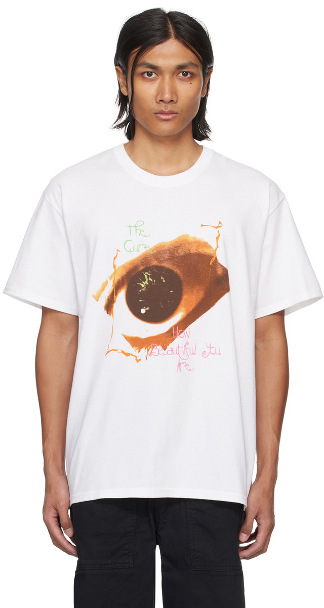 Póló Noah The Cure 'How Beautiful You Are' T-Shirt Fehér | T204FW23