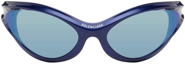 Napszemüveg Balenciaga Dynamo Round Sunglasses Kék | BB0317S-004