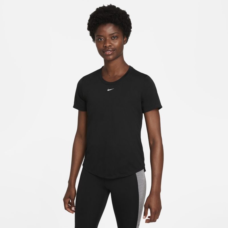 Póló Nike Dri-FIT One Standard-Fit Short-Sleeve Top Fekete | DD0638-010, 0