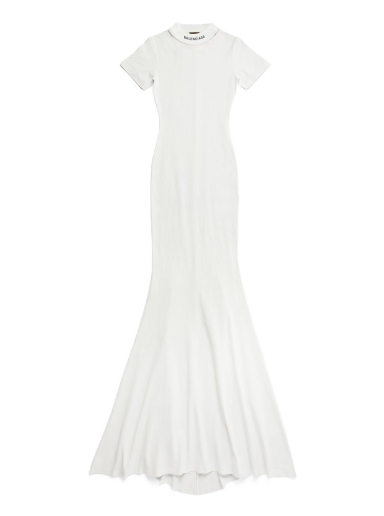 Ruha Balenciaga T-Shirt Maxi Dress Fehér | 744730TOVR99012