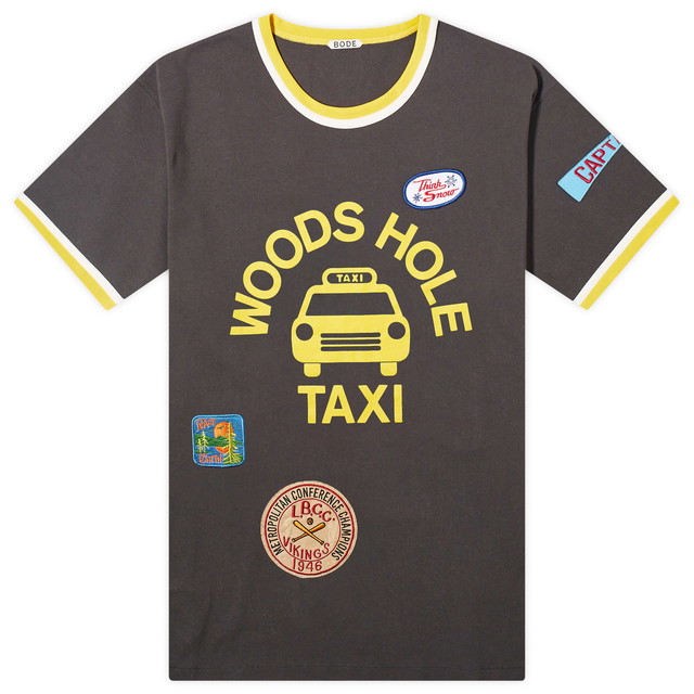 Póló Bode Discount Taxi Patch Fekete | MRS24CS019-BKM