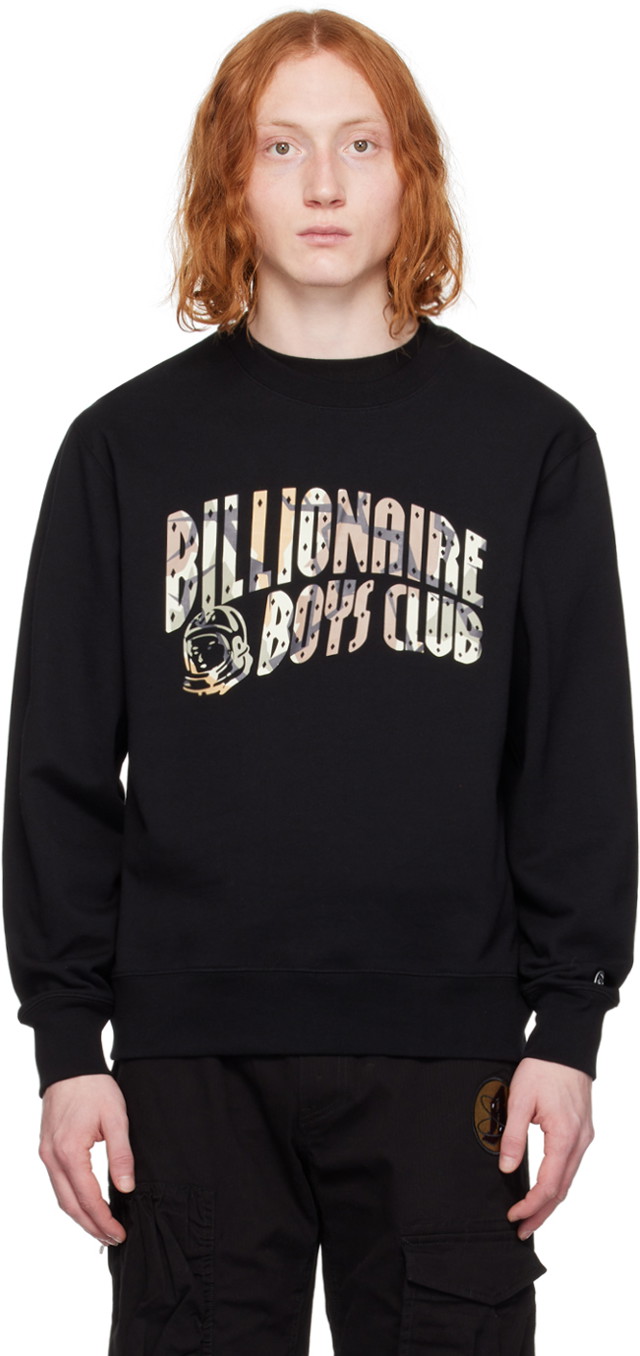 Sweatshirt BILLIONAIRE BOYS CLUB Camo Arch Sweatshirt Fekete | B24122