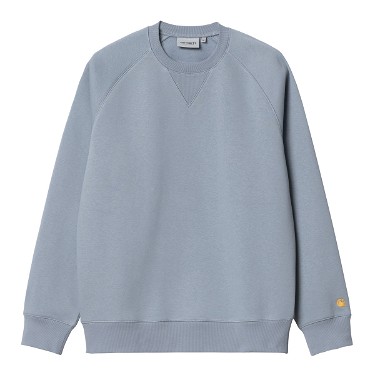 Sweatshirt Carhartt WIP Chase Sweatshirt "Mirror / Gold" Kék | I026383_1R2_XX, 5