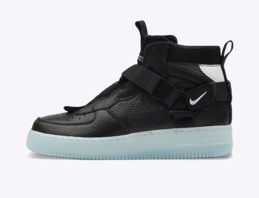 Sneakerek és cipők Nike Air Force 1 Mid Utility ''Black Half Blue'' Fekete | AQ9758-001