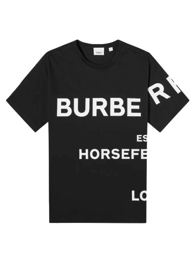 Póló Burberry Horseferry Print Oversized T-Shirt Fekete | 8040694