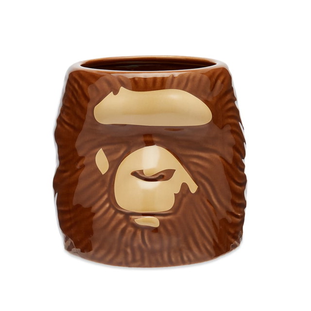 Lakberendezés BAPE A Bathing Ape Ape Head Mug Barna | 001KAI801005M-BRN