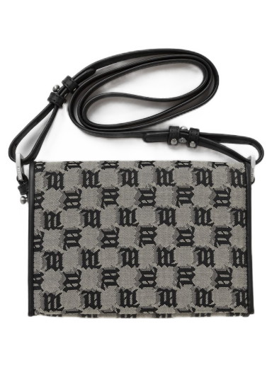 Kézitáskák MISBHV JACQUARD MONOGRAM PHONE POUCH Fekete | 5902898166415