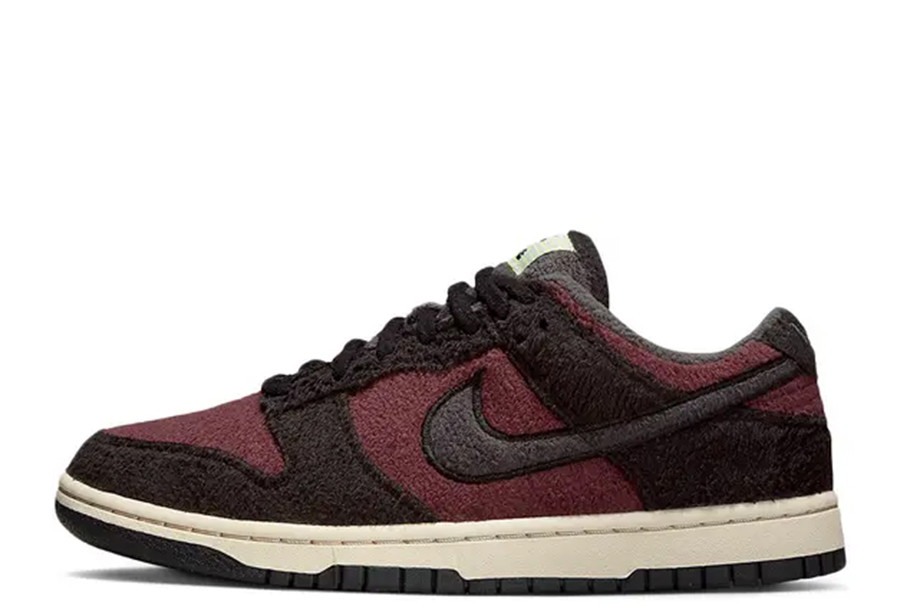 Sneakerek és cipők Nike Dunk Low "Fleece Burgundy Crush" Burgundia | DQ7579-600, 1