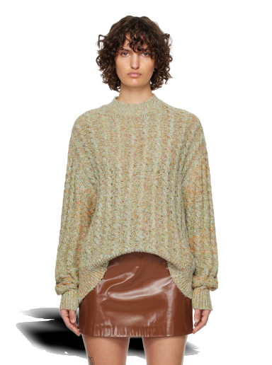 Pulóver Acne Studios Dropped Shoulder Sweater Zöld | B60254-