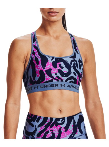 Melltartó Under Armour Crossback Mid Print Bra Többszínű | 1361042-470