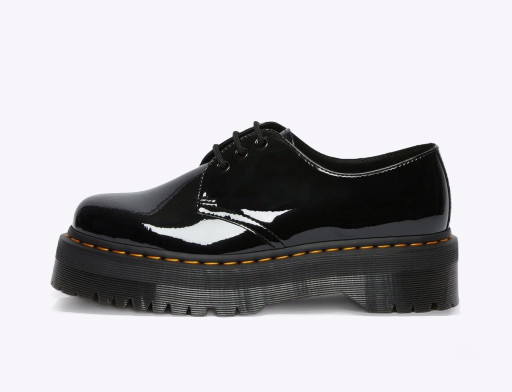 Sneakerek és cipők Dr. Martens 1461 Quad Patent Leather Platform Fekete | DM26647001