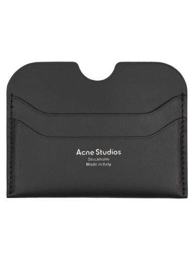 Pénztárca Acne Studios Logo Card Holder Fekete | CG0193- 900